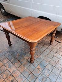 tavolo inglese a manovella 