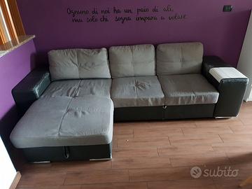 Divano con Penisola Contenitore Letto