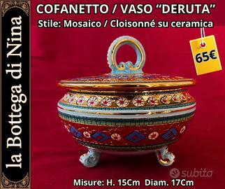 Cofanetto in ceramica artistica di Deruta