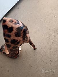 scarpe décolleté maculate vernice