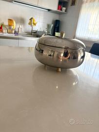 Biscottiera in acciaio inox