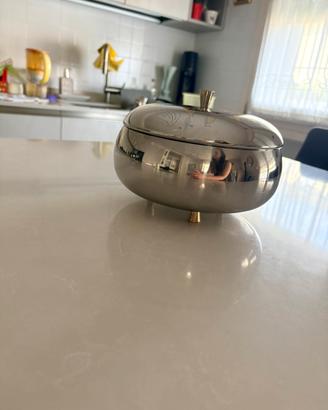 Biscottiera in acciaio inox