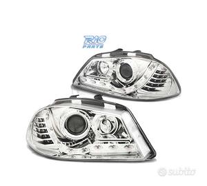 FARI PER SEAT IBIZA 6L 02-08 DAYLIGHT CROMATI CON 