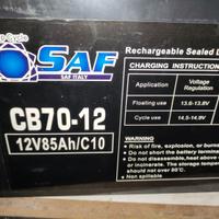 Batteria agm saf 85ah