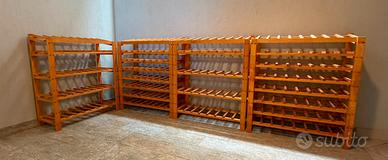 Scaffali porta bottiglie vino