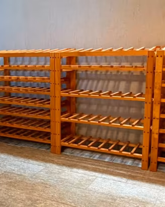 Scaffali porta bottiglie vino