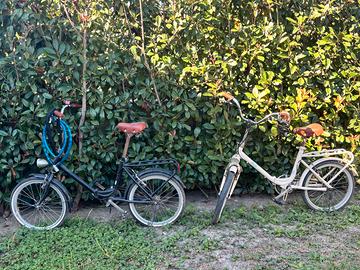 Coppia di bici pieghevoli
