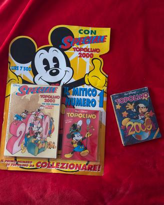 Topolino 2000 blisterato + 2000 special e numero 1