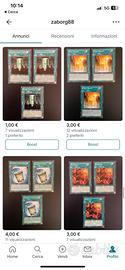 Carte varie yugioh ( prezzi in foto )