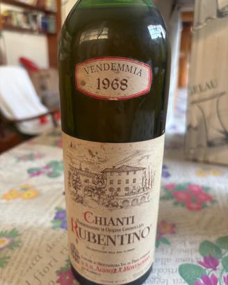 Chianti 1968 – Rubentino – Vino vintage da collezi