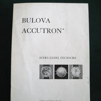 Manuale tecnico originale Bulova