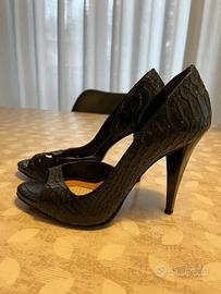 Sandali Tacco Ssamzie - Effetto Pitone
