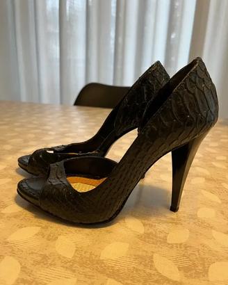 Sandali Tacco Ssamzie - Effetto Pitone