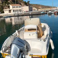 Barca open con motore honda 4 tempi