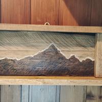 Quadro Monviso fatto a mano 