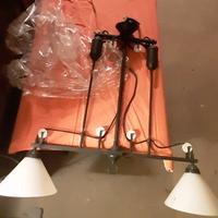 Lampadario estensibile con carrucole 