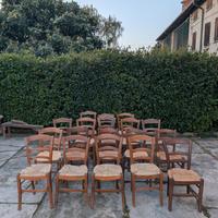Sedie in paglia vintage 