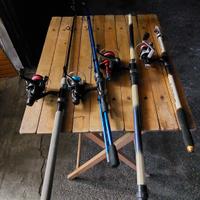 canne da pesca barca