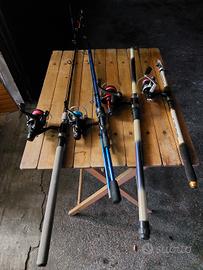 canne da pesca barca