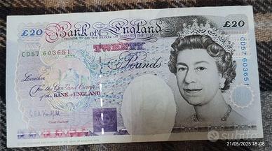Banconota 20 sterline