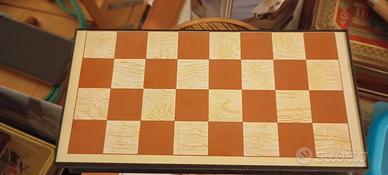 scacchiera per gioco dama e scacchi