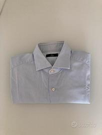 Camicia da uomo Fay cotone azzurro