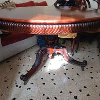 Set Pranzo Antico '800 Luigi Filippo Tavolo sedie
