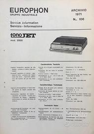 Europhon FonoJET 200 - manuale tecnico