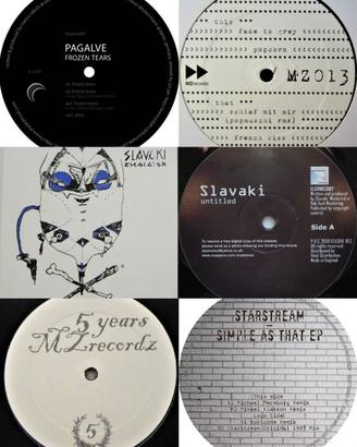 10 Dischi Mix DJ Electronic Techno House 12" nuovi