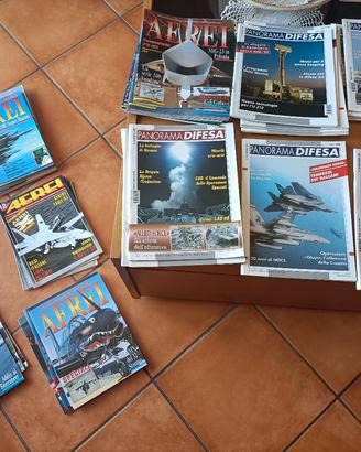 Riviste da collezione anni 90 Panorama Difesa e Ae