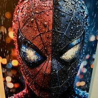 Quadro spiderman stampa su tela moderno 