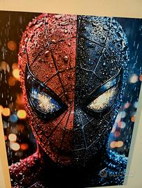 Quadro spiderman stampa su tela moderno 