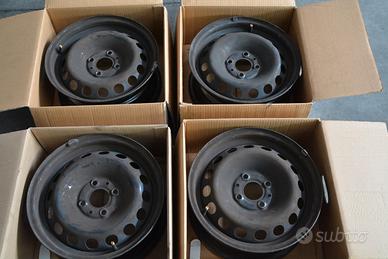 4 Cerchi da 14' in Ferro - Fiat - Panda - 500