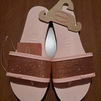 Ciabatta/infradito Havaianas rosa ballet glitterat