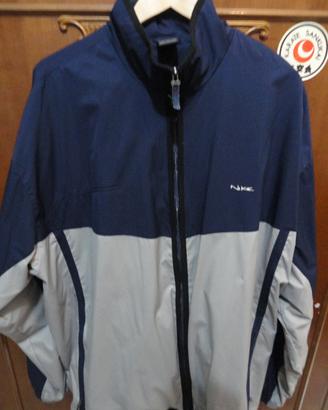 Tuta nike, xxl, blu e grigia impermeabile