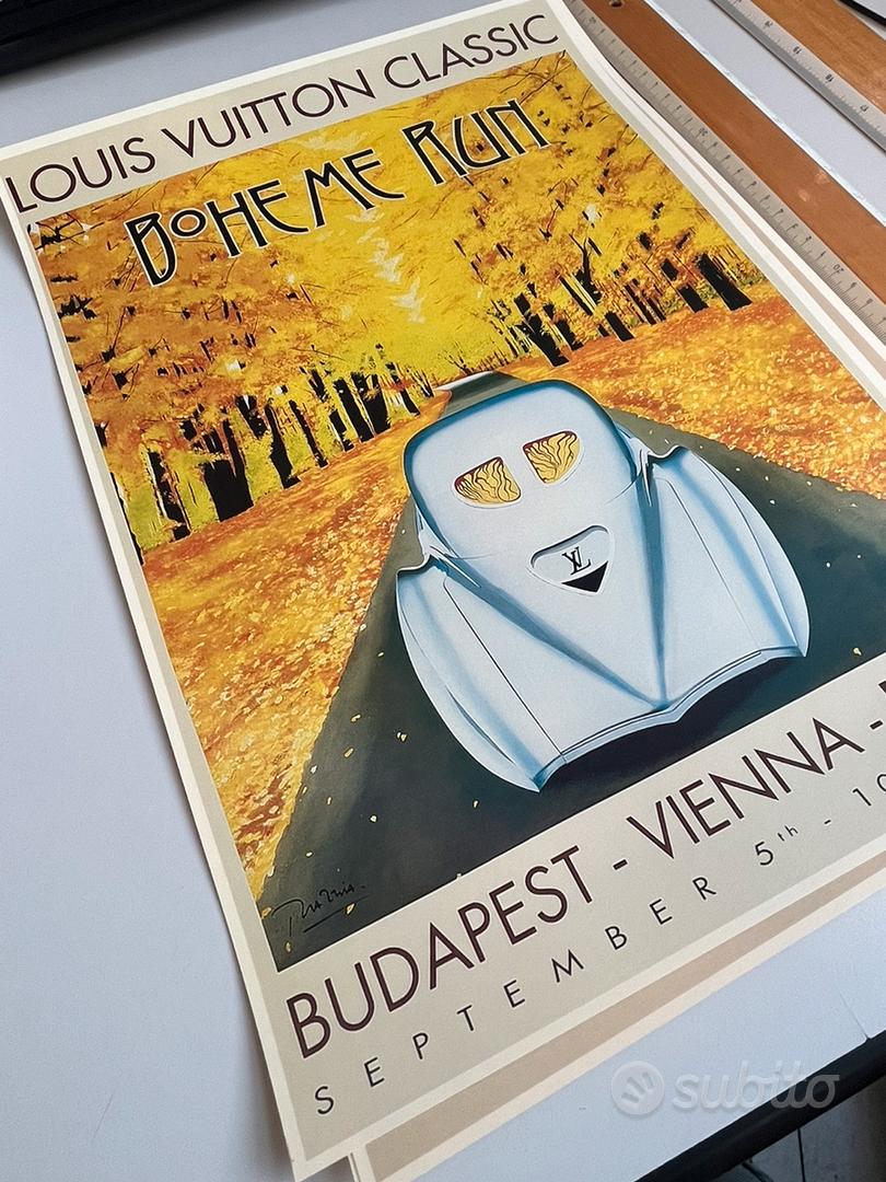 Louis Vuitton Classic - Boheme Run Budapest - Vienna - Praque, Original Vintage  Poster