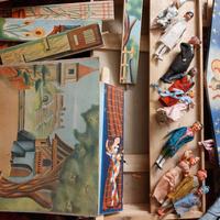 Teatrino con marionette vintage