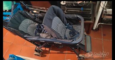 Passeggino doppio Peg Perego regalato 