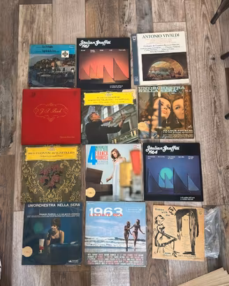 Lotto 52 dischi vinile classica e musica leggera