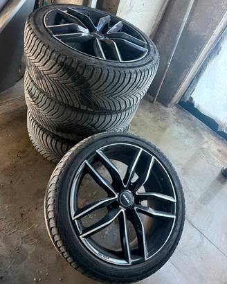 Cerchi in lega MAK da 18 per audi/vw con gomme