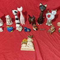 Collezione ceramiche gattini e varie thun