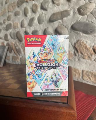 evoluzioni prismatiche bundle da 6 buste pokemon