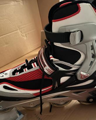 Rollerblade taglia 42 spark 4.0 nero/rosso