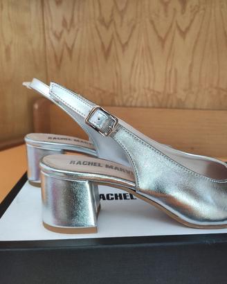 Scarpe Cerimonia Argento e Borsetta Laura Biagiott