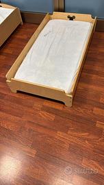 ULTIMI:Lettini in legno per asilo o cameret bimbi