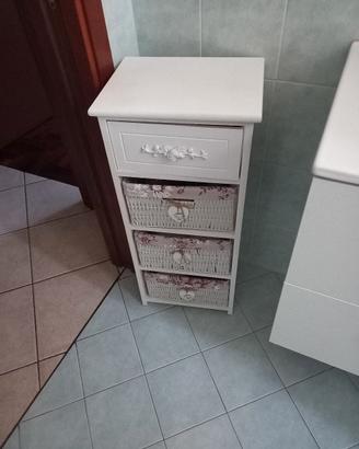 cassettiera  mobile bagno