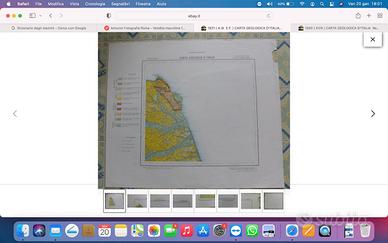 1931 Carta Geologica d'Italia Regio Uff. Geologico