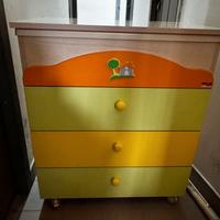 Cassettiera fasciatoio Doimo CityLine Kids