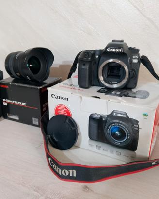 Canon EOS 80D 24,2 Mpx con SIGMA 10-20 mm f/3,5