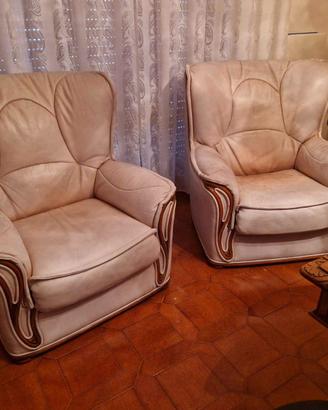 poltrone in pelle